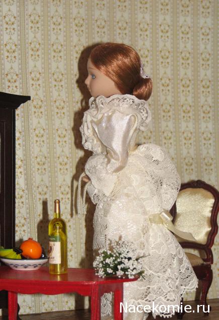 Куклы в народных костюмах №13 Кукла в городском свадебном костюме Санкт-Петербургской губернии