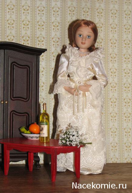 Куклы в народных костюмах №13 Кукла в городском свадебном костюме Санкт-Петербургской губернии
