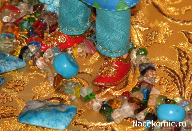 Куклы в народных костюмах №12 Кукла в узбекском летнем костюме