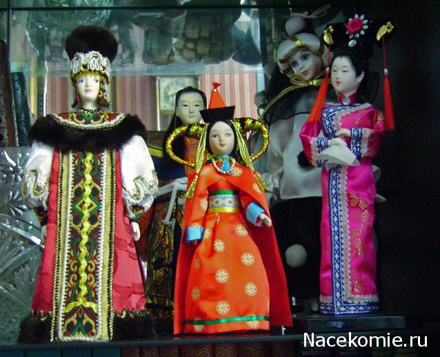 Куклы в народных костюмах №16 Кукла в монгольском праздничном костюме