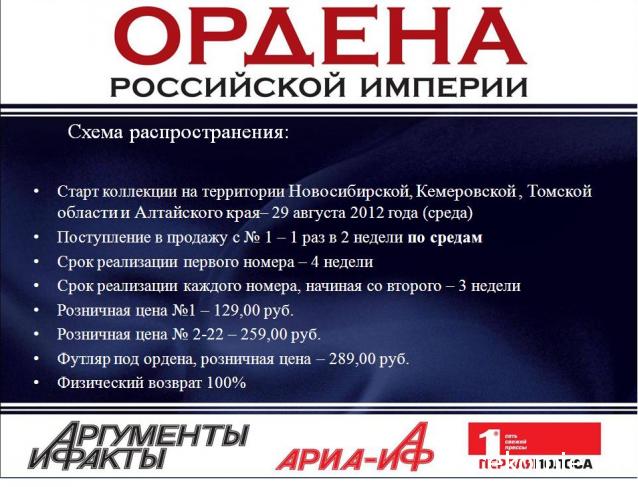 Ордена Российской Империи - График выхода и обсуждение