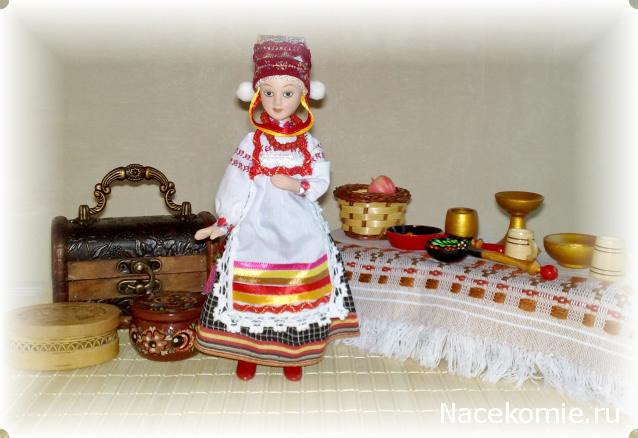 Куклы в народных костюмах №17 Кукла в летнем костюме Рязанской губернии