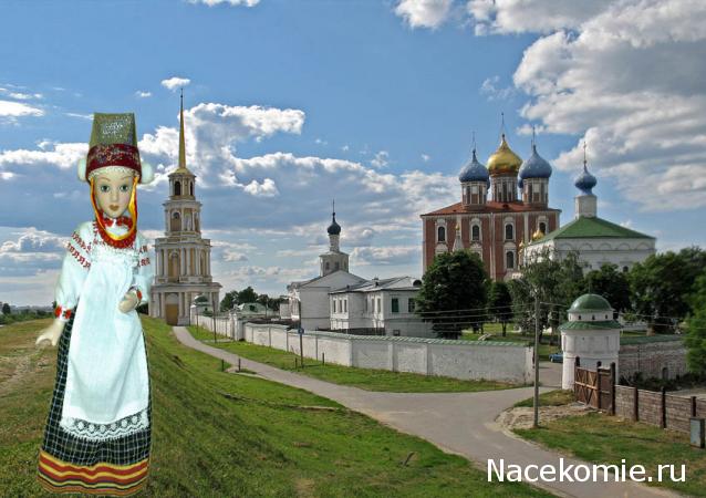 Куклы в народных костюмах №17 Кукла в летнем костюме Рязанской губернии
