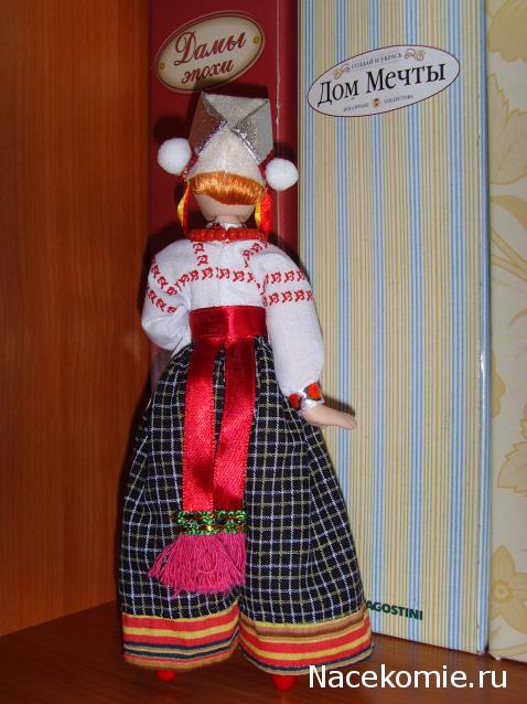 Куклы в народных костюмах №17 Кукла в летнем костюме Рязанской губернии