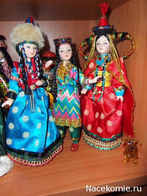 Куклы в народных костюмах №16 Кукла в монгольском праздничном костюме