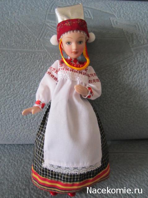 Куклы в народных костюмах №17 Кукла в летнем костюме Рязанской губернии