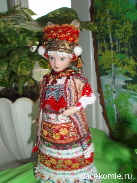 Куклы в народных костюмах №17 Кукла в летнем костюме Рязанской губернии