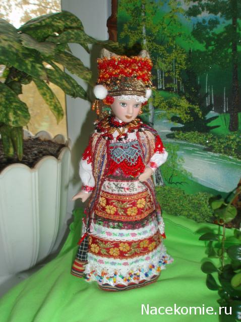 Куклы в народных костюмах №17 Кукла в летнем костюме Рязанской губернии