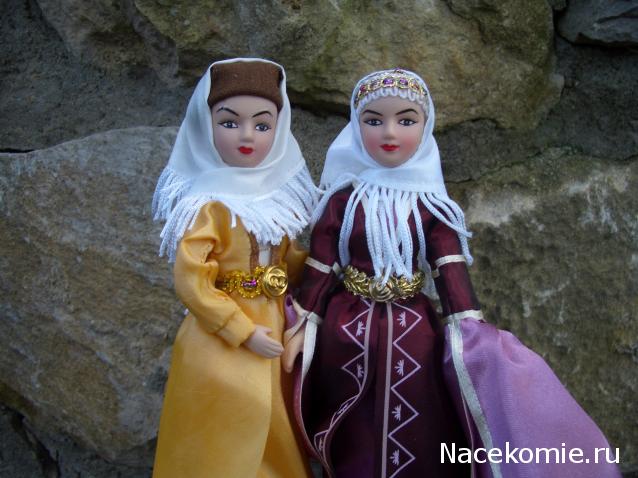 Куклы в народных костюмах №15 Кукла в осетинском девичьем костюме