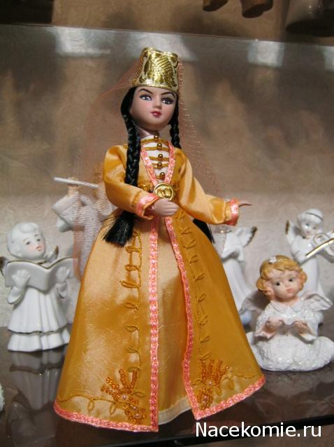 Куклы в народных костюмах №15 Кукла в осетинском девичьем костюме