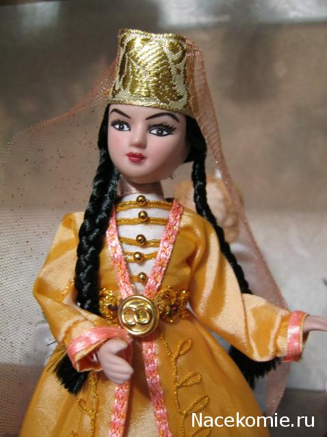 Куклы в народных костюмах №15 Кукла в осетинском девичьем костюме
