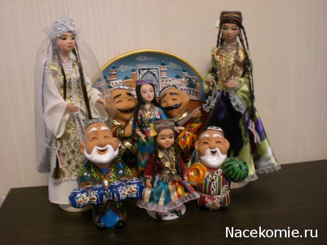 Куклы в народных костюмах №12 Кукла в узбекском летнем костюме