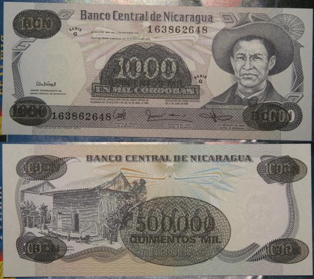 Монеты и банкноты №33  5 сентаво (Никарагуа), 10 сантимов (Франция)