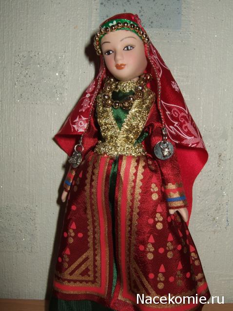 Куклы в народных костюмах №19 Кукла в башкирском праздничном костюме
