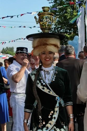 Куклы в народных костюмах №19 Кукла в башкирском праздничном костюме