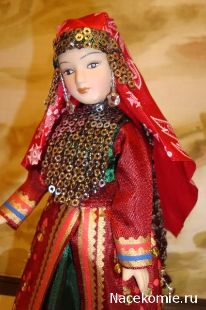Куклы в народных костюмах №19 Кукла в башкирском праздничном костюме