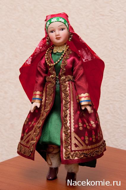 Куклы в народных костюмах №19 Кукла в башкирском праздничном костюме