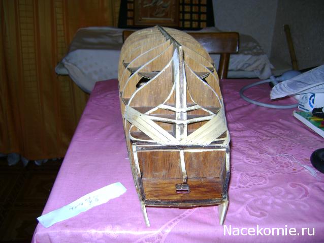 Парусник Баунти - Сборка корпуса