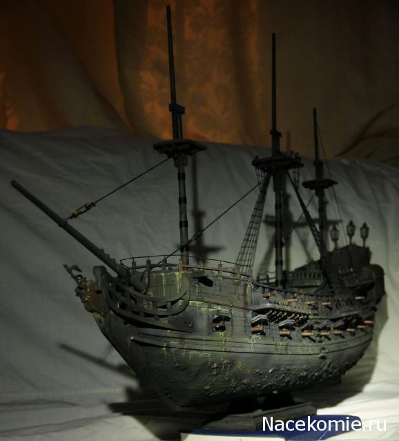 Собери Чёрную Жемчужину. Сборка: Покраска