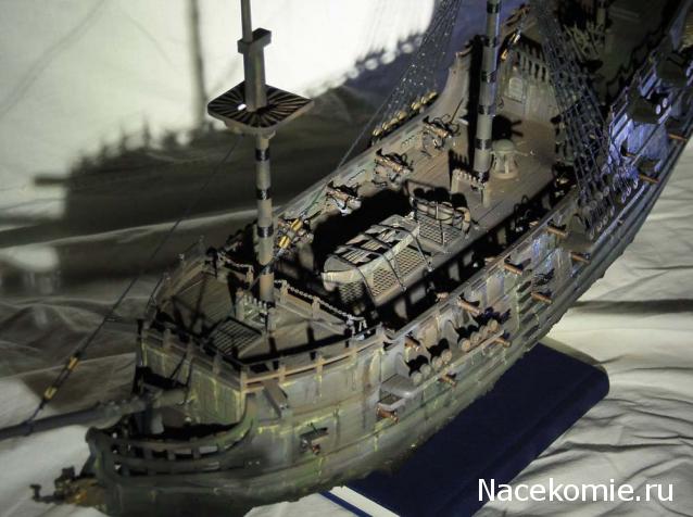 Собери Чёрную Жемчужину. Сборка: Покраска