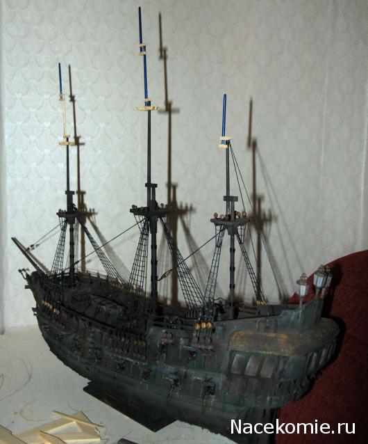 Собери Чёрную Жемчужину. Сборка: Покраска