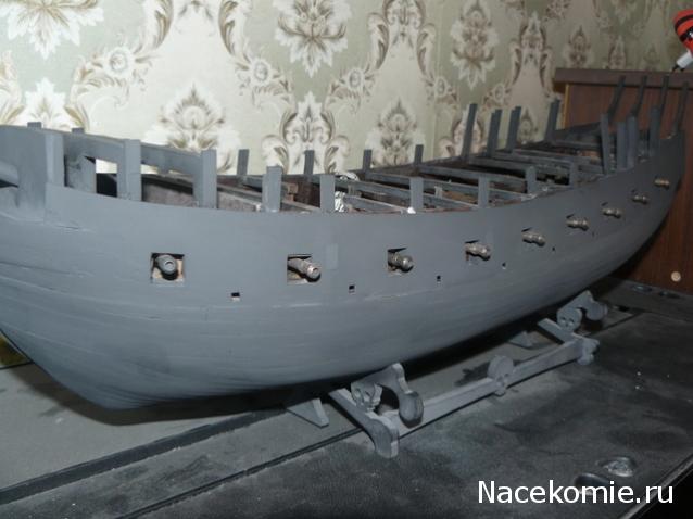 Собери Чёрную жемчужину. Сборка: оснащение палуб