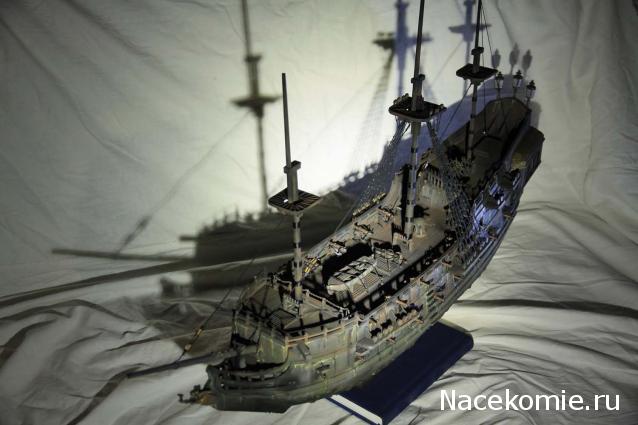 Собери Чёрную Жемчужину. Сборка: Покраска