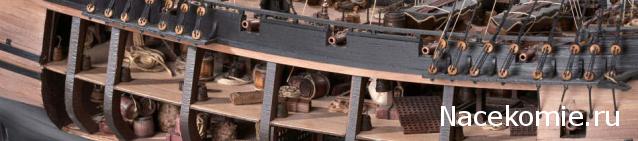 Собери Чёрную жемчужину. Сборка: оснащение палуб