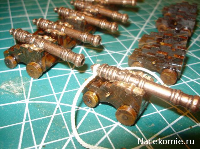 Собери Чёрную жемчужину. Сборка: оснащение палуб