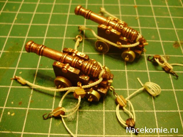 Собери Чёрную жемчужину. Сборка: оснащение палуб