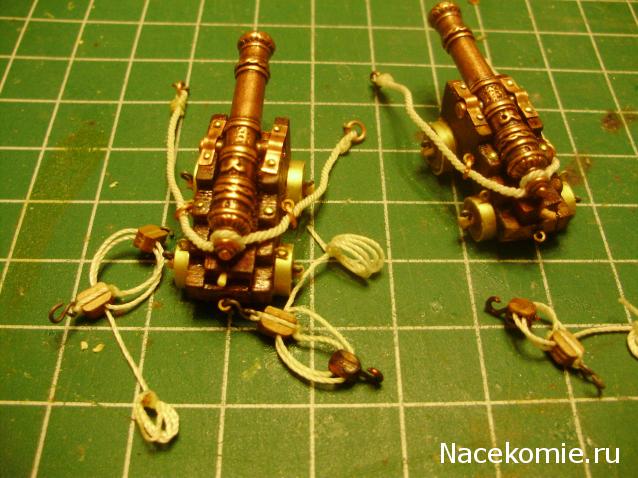 Собери Чёрную жемчужину. Сборка: оснащение палуб