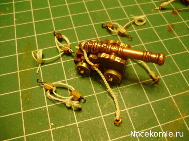 Собери Чёрную жемчужину. Сборка: оснащение палуб