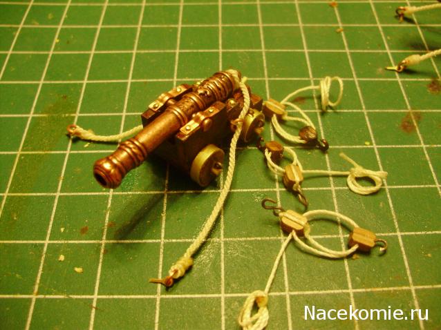 Собери Чёрную жемчужину. Сборка: оснащение палуб