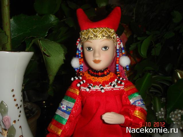 Куклы в народных костюмах №17 Кукла в летнем костюме Рязанской губернии