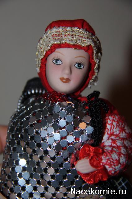 Куклы в народных костюмах №19 Кукла в башкирском праздничном костюме