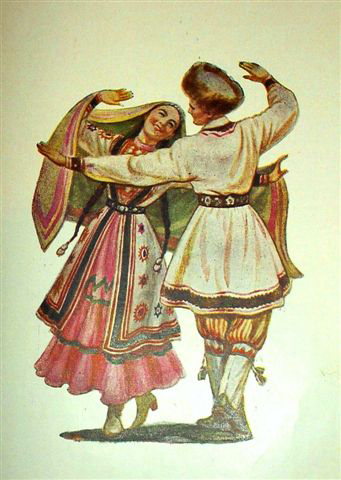 Куклы в народных костюмах №19 Кукла в башкирском праздничном костюме