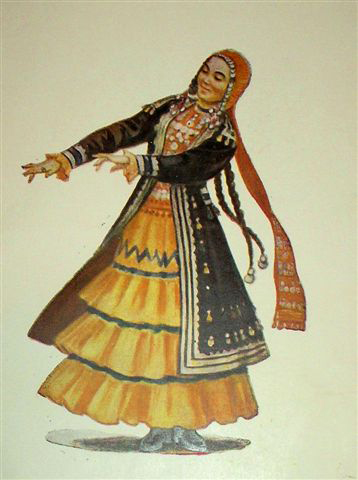 Куклы в народных костюмах №19 Кукла в башкирском праздничном костюме