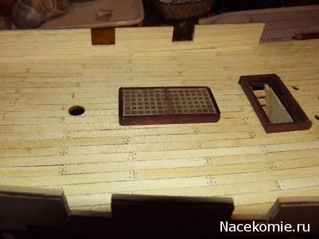 Парусник Баунти - Обшивка корпуса