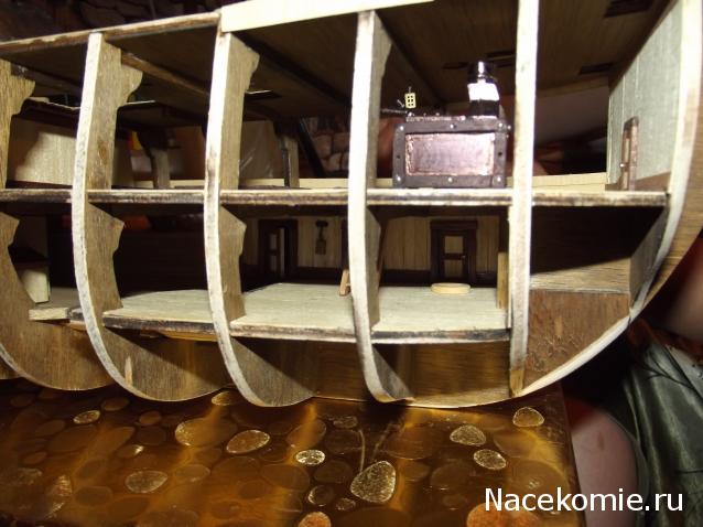 Парусник Баунти - Обшивка корпуса