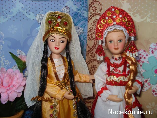 Куклы в народных костюмах №15 Кукла в осетинском девичьем костюме