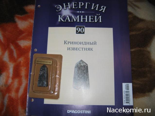 Энергия камней № 90 Криноидный известняк (обелиск) фото, обсуждение