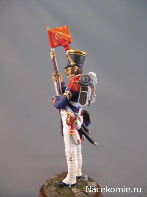 Наполеоновские Войны №32 Сержант гренадерской роты 63-го полка линейной пехоты с фаньоном, 1812 г.