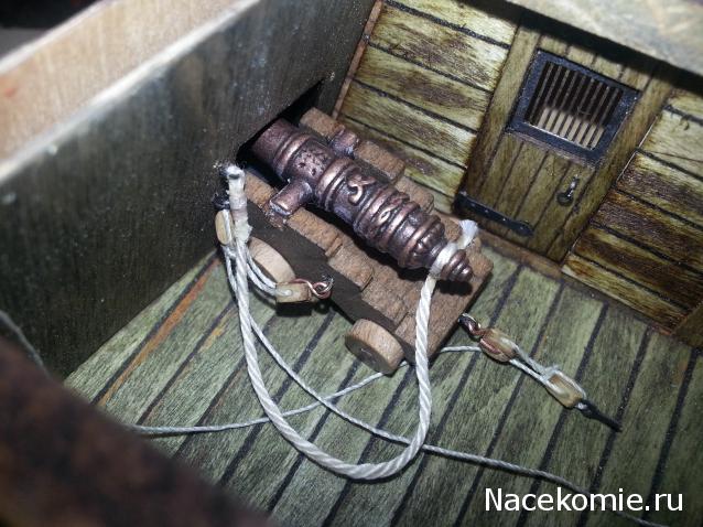 Собери Чёрную жемчужину. Сборка: оснащение палуб