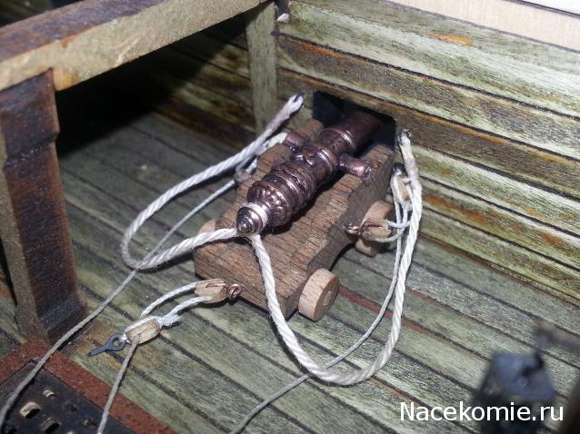 Собери Чёрную жемчужину. Сборка: оснащение палуб