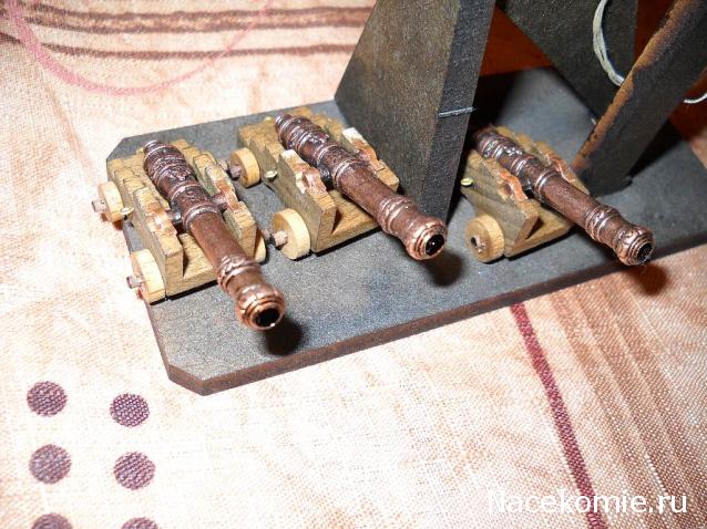 Собери Чёрную жемчужину. Сборка: оснащение палуб