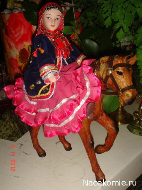 Куклы в народных костюмах №19 Кукла в башкирском праздничном костюме