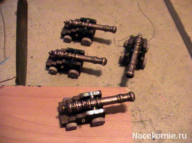 Собери Чёрную жемчужину. Сборка: оснащение палуб