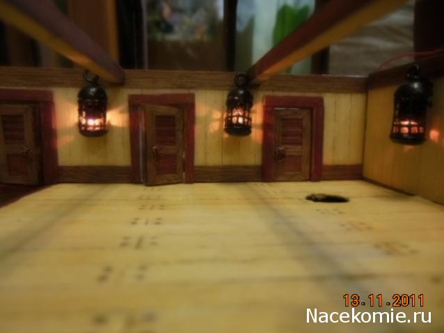 Парусник Баунти - Сборка корпуса