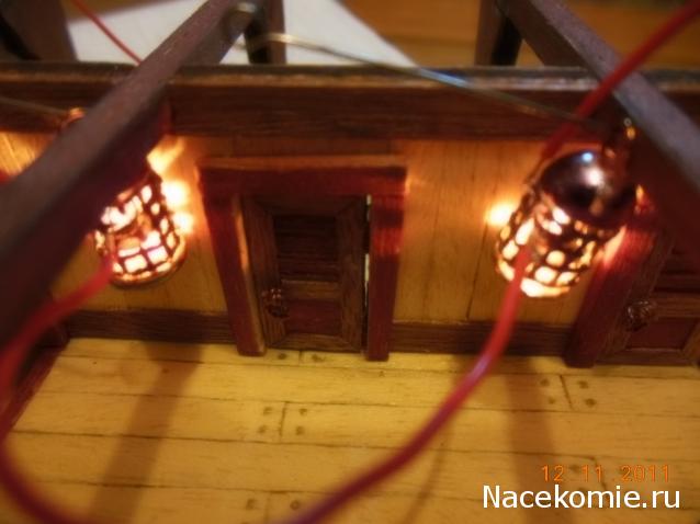 Парусник Баунти - Сборка корпуса