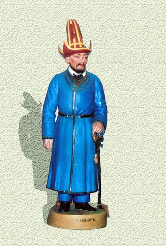 Куклы в народных костюмах №19 Кукла в башкирском праздничном костюме